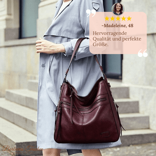 Annikas Elegante Reißverschluss-Tasche | Schultertasche