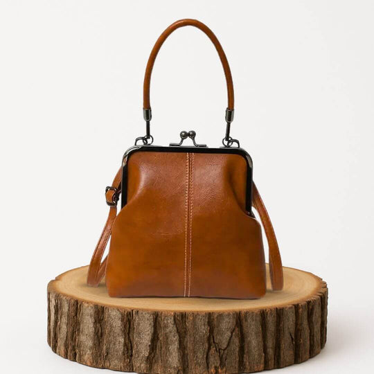 Carlas Zeitlose Bügelverschluss-Tasche  |  Vintage-Handtasche