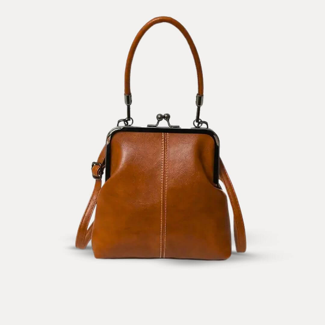 Carlas Zeitlose Bügelverschluss-Tasche  |  Vintage-Handtasche