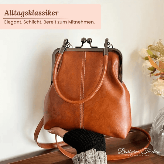 Carlas Zeitlose Bügelverschluss-Tasche  |  Vintage-Handtasche