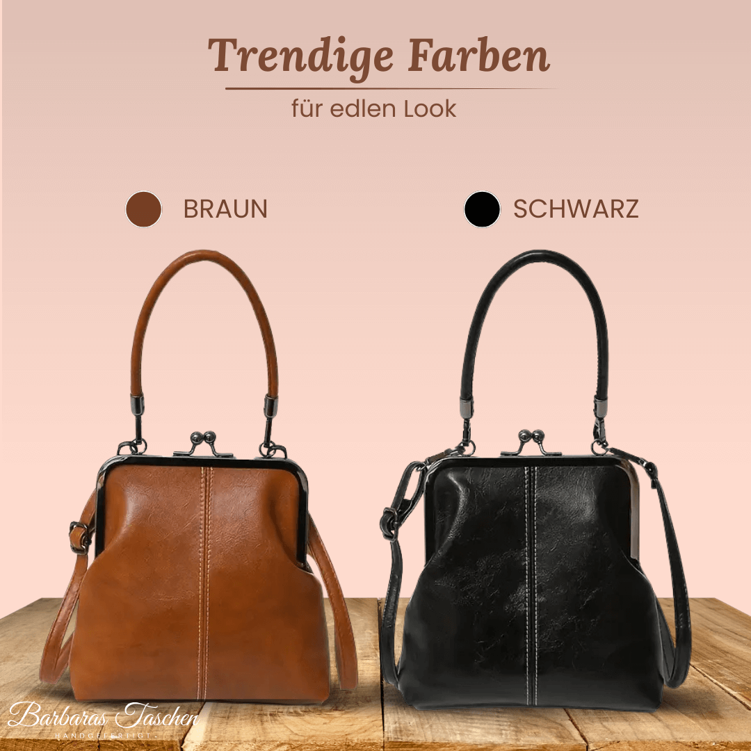 Carlas Zeitlose Bügelverschluss-Tasche  |  Vintage-Handtasche