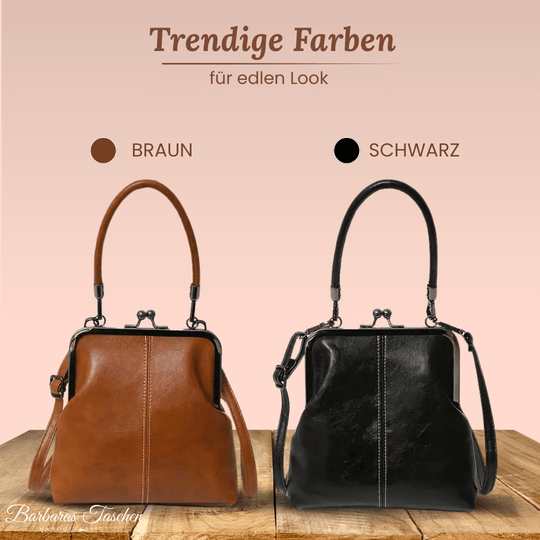 Carlas Zeitlose Bügelverschluss-Tasche  |  Vintage-Handtasche