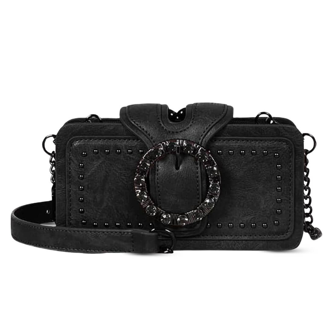 Romys Nieten-Muse | Mini-Crossbody-Tasche