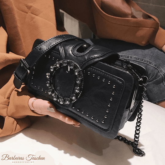 Romys Nieten-Muse | Mini-Crossbody-Tasche