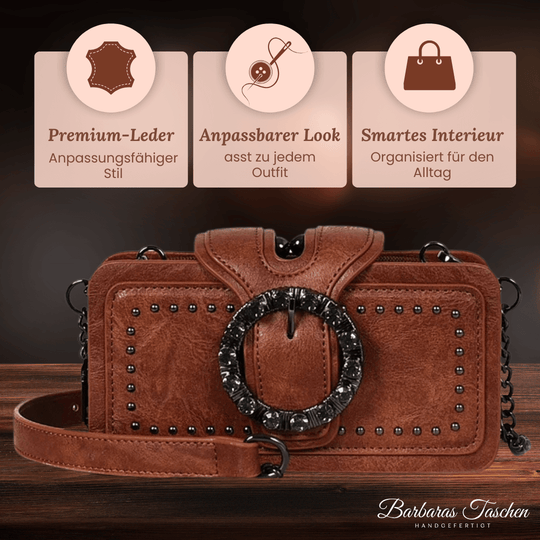 Romys Nieten-Muse | Mini-Crossbody-Tasche