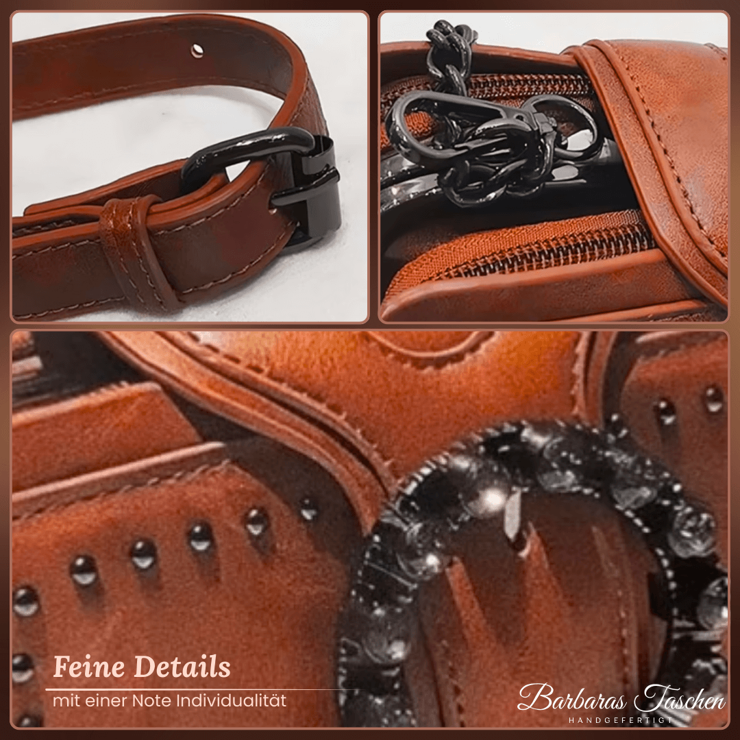Romys Nieten-Muse | Mini-Crossbody-Tasche