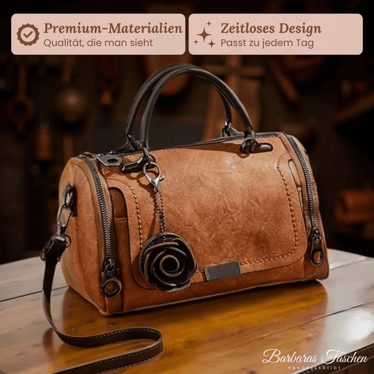 Renates Elegante Barrel-Tasche  |  Satchel-Handtasche