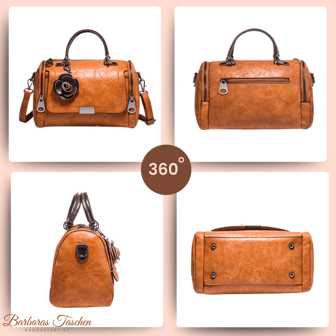 Renates Elegante Barrel-Tasche  |  Satchel-Handtasche
