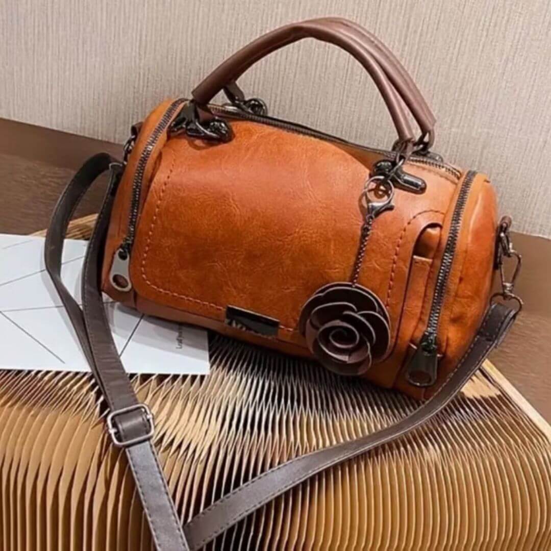Renates Elegante Barrel-Tasche  |  Satchel-Handtasche