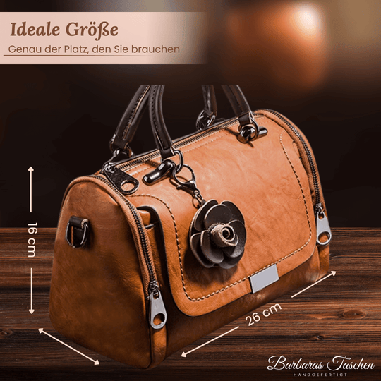 Renates Elegante Barrel-Tasche  |  Satchel-Handtasche