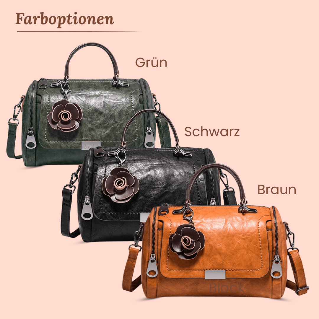 Renates Elegante Barrel-Tasche  |  Satchel-Handtasche