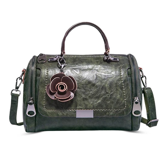 Renates Elegante Barrel-Tasche  |  Satchel-Handtasche