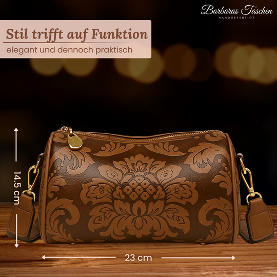 Ingrids Vintage Barrel-Charme  |  Crossbody-Tasche