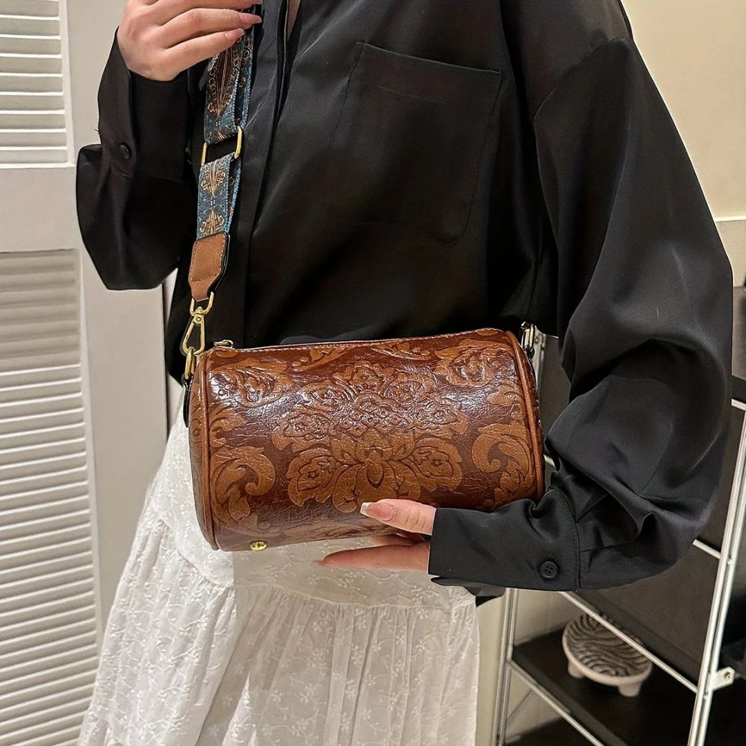 Ingrids Vintage Barrel-Charme  |  Crossbody-Tasche