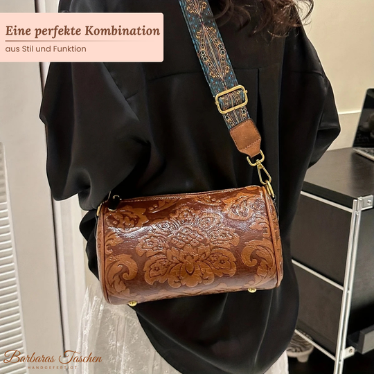Ingrids Vintage Barrel-Charme  |  Crossbody-Tasche