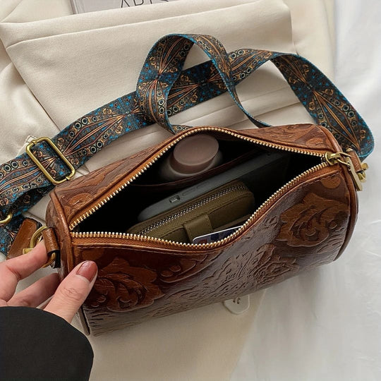 Ingrids Vintage Barrel-Charme  |  Crossbody-Tasche