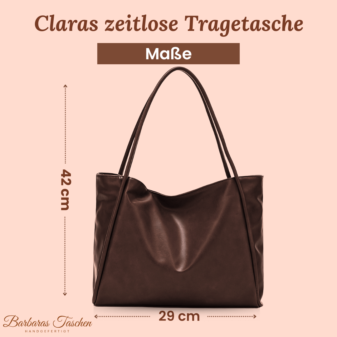 Claras Zeitlose Tragetasche | Schultertasche