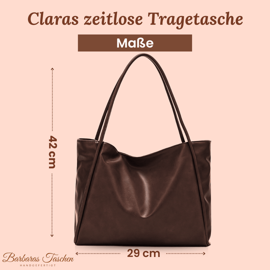 Claras Zeitlose Tragetasche | Schultertasche